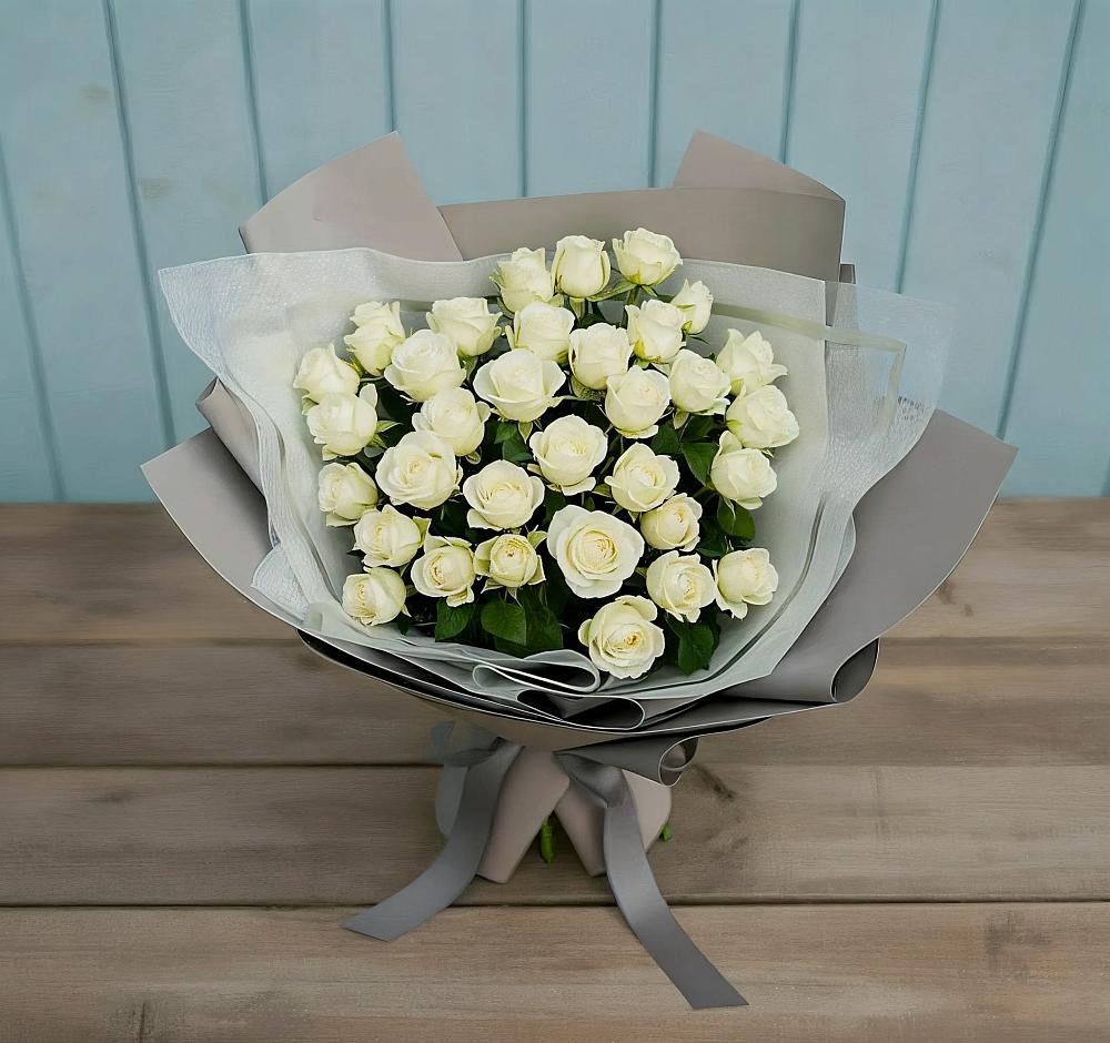 Букет Белоснежная нежность в Евпатории
