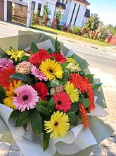 Букет цветов из:  Герберы #REPLACE_PRED# Евпатории